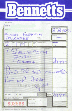 The Receipt from 1989