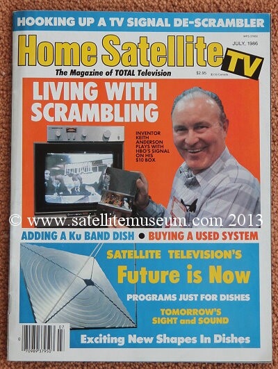 Home Satellite TV magazine July 1986