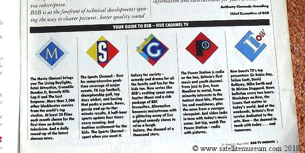 BSB channels.