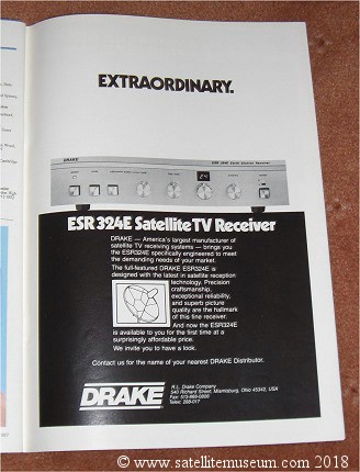 Drake ESR320E satellite receiver advert