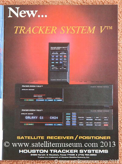 Home Satellite TV magazine July 1986 Houston Tracker Advert